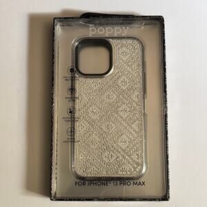 XO poppy Glitz & Glam Phone Case for IPhone 13 Pro Max